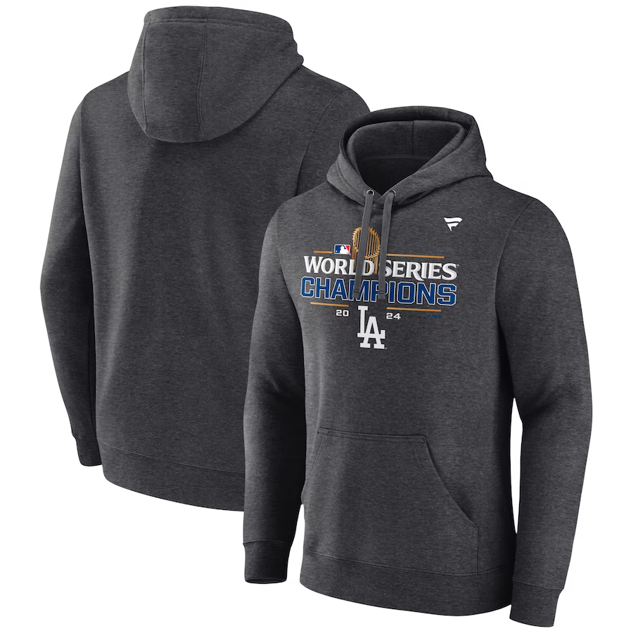 Men Los Angeles Dodgers 2024 MLB World Series Champions black hoodie